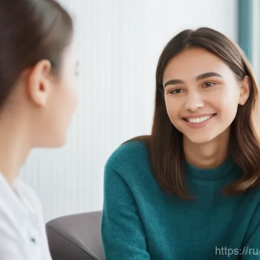 청소년상담사 자격증 응시료와 비용 - **Prompt:** A compassionate female psychologist, around 35 years old, with kind eyes and a warm, emp...