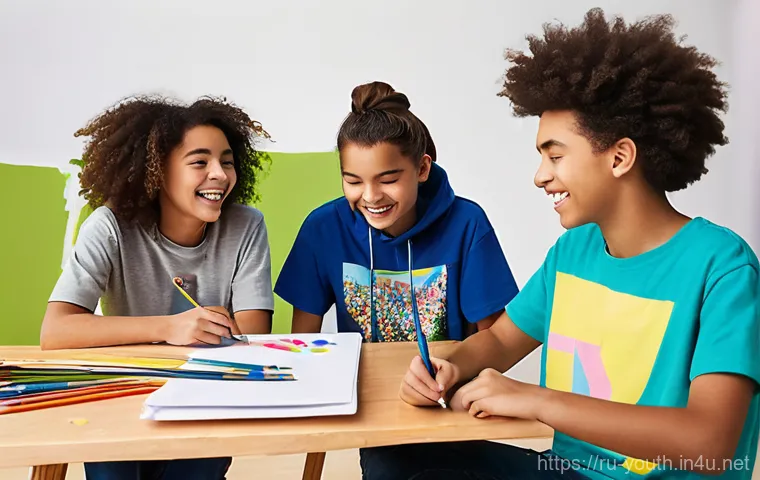 청소년상담사 현장에서 자주 쓰이는 기술 - **Prompt: A teenager journaling their emotions in a cozy, slightly messy bedroom.**
    A realistic,...