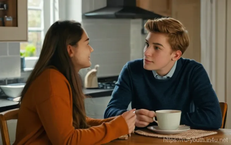 청소년상담사 현장에서 자주 쓰이는 기술 - **Prompt: A diverse group of teenagers collaborating on a creative project in a vibrant community ce...