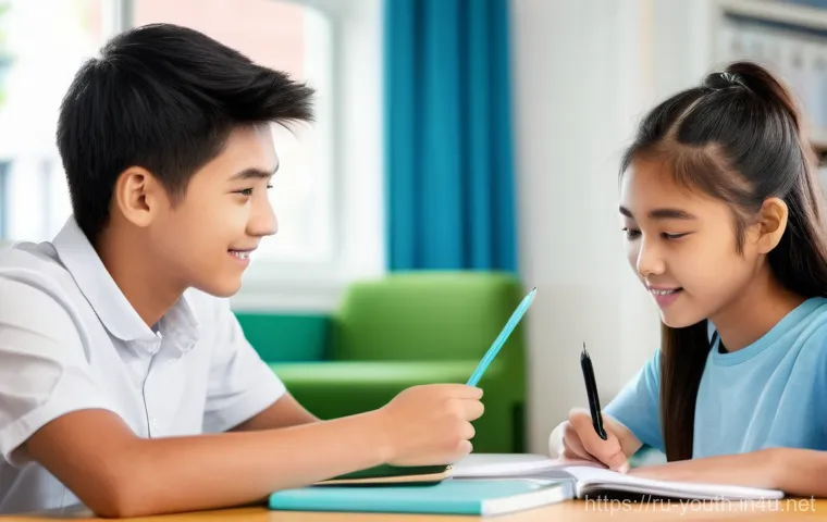 청소년상담사 해외 사례 연구 - **Prompt 2: Expressive Art Therapy Session**
A serene and insightful image of a 15-year-old girl... 청소년상담사 해외 사례 연구 - **Prompt 2: Expressive Art Therapy Session**
A serene and insightful image of a 15-year-old girl...